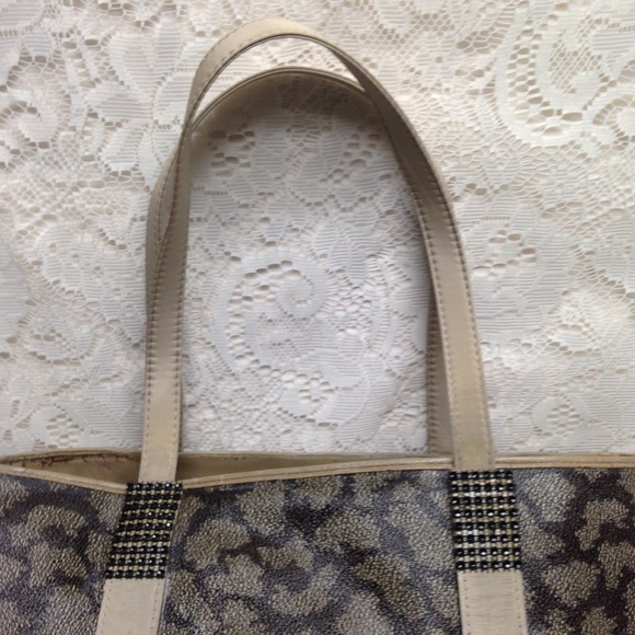 (SOLD) Yves Saint Laurent Large Coated Canvas Tote - Picture 7 of 16